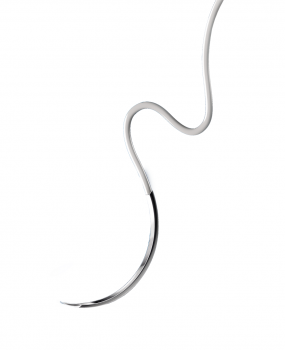 DENTOFIL weiß, 4/0 USP, HR12, 45cm, 12 Stück