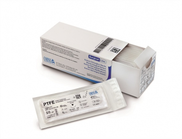 PTFE-Naht, 5/0 mit schwarzer Nadel