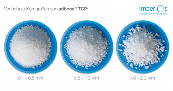 adbone TCP Granulat (Sinus), 5x 1,0 g, Korngr.: 1,0-2,0 mm - 5er Pack